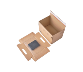 Csomagküldő doboz rögzítő tálcával