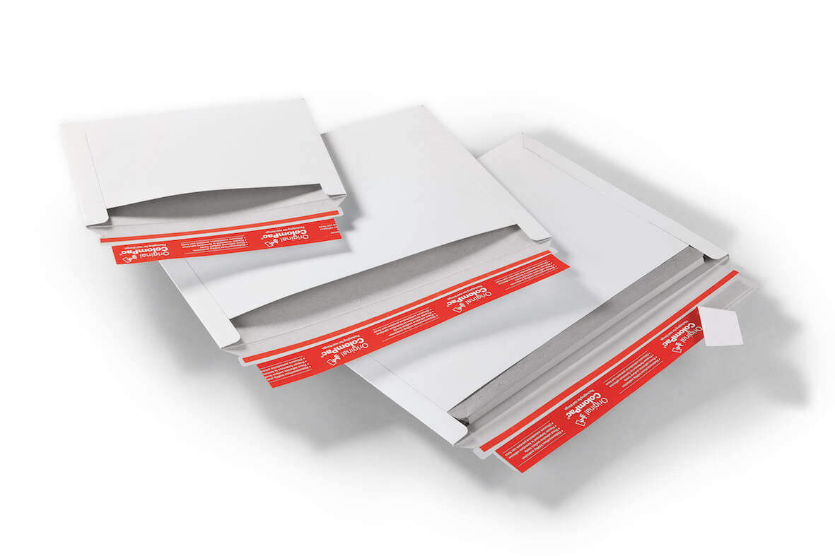 Fehér boríték újrahasznosított papírból A5 227x160x30mm