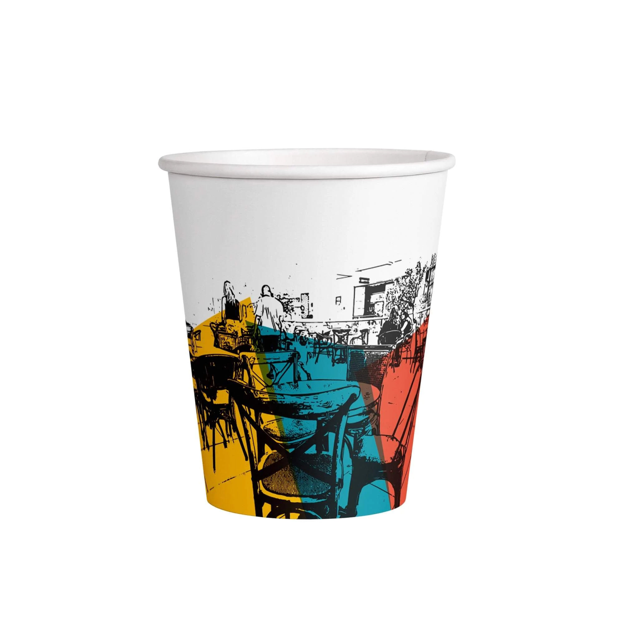 Nyomtatott papírpohár - egyedi design